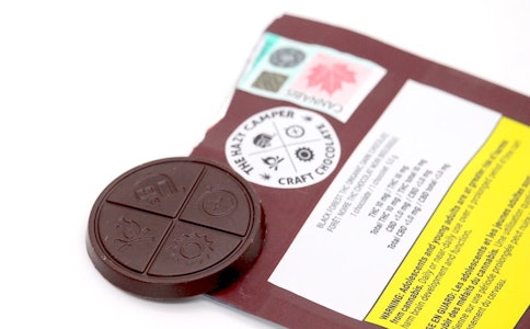 The Hazy Camper - Black Forest 10mg THC Organic Dark Chocolate