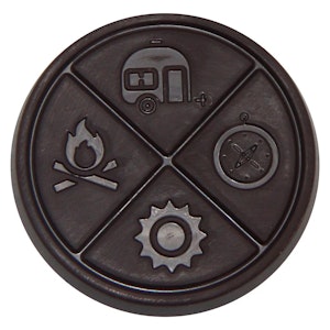 The Hazy Camper - Black Forest Organic Dark Chocolate - Hazy Camper