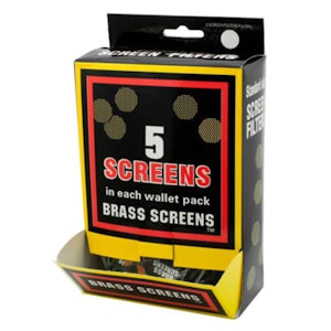 Smoke Arsenal - Pipe Screens Brass Wallet Pack - 5ct