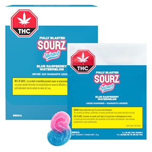 SOURZ Fully Blasted - Blue Raspberry Watermelon | 10 Pack