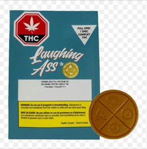 The Hazy Camper - (Laughing Ass) Caramel Gold Full Spectrum THC (Full Spectrum Oil) 5.5g Caramel Gold Chocolate The Hazy Camper