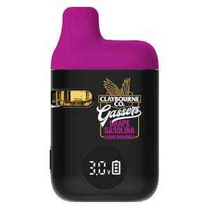 Claybourne - Gassers Grape Gasolina Liquid Diamonds 0.95g Disposable Vape Claybourne