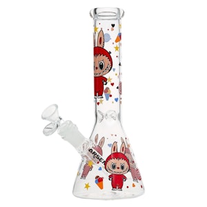 Smoke Arsenal - 10" Bunny Squad Beaker Bong (Red)