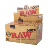 RAW CLASSIC 500 1 1/4 ROLLING PAPERS