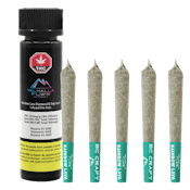 5 x 0.5g - RAINBOW LAVA DIAMOND & TERP SAUCE INFUSED PRE-ROLLS BY VALHALLA FLWR