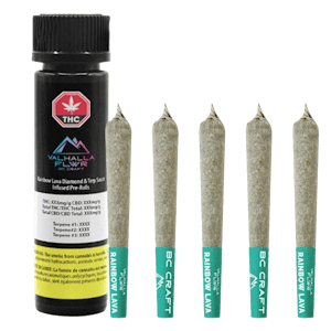 Valhalla Flwr - Valhalla Flwr | RAINBOW LAVA DIAMONDS & TERP SAUCE INFUSED PRE-ROLLS | 5 x 0.5g