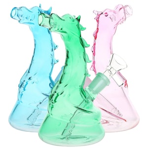 AFG Distribution Canada - Puff the Magic Dragon Glass Water Pipe - 6"  14mm