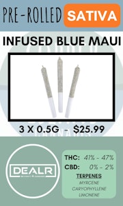 DEALR Infused - DEALR - 3PK BLUE MAUI INFUSED PRS