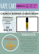 SWEETGRASS - CRUNCH BERRIES CURED RESIN CART