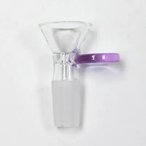 Distant Shores Trading Co. - Funnel Bowl -Purple14mm