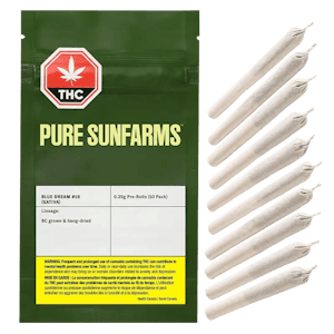 Pure Sunfarms - Pure Sunfarms - Blue Dream #16 10 x 0.35g Pre-Rolls