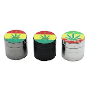 Infyniti Zinc Printed 4pc Grinder - Black