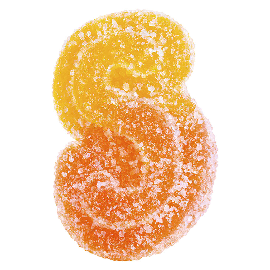 Spinach | Fully Blasted Peach Orange 1:1 THC CBD Gummies-10x1 Pack