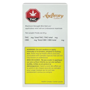 Apothecary Labs - Apothecary Labs | Maximum Strength Mini Roll On-45g