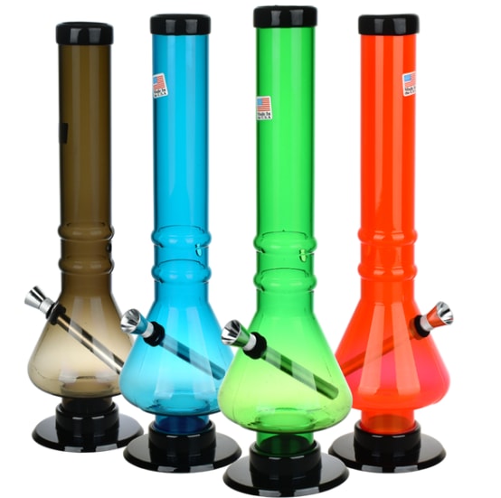 ACC - AFG - Beaker Base Acrylic Bong - 12"