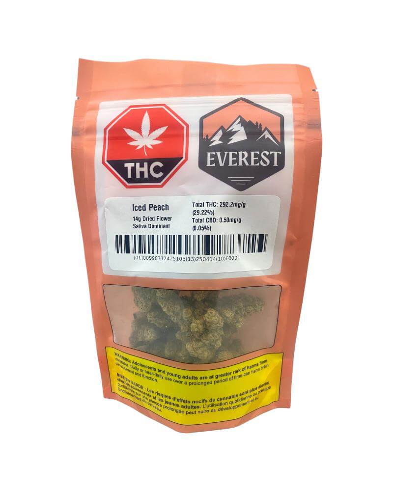Iced Peach 7g Dried Flower