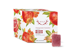 Multipack of 10 Pomegranate 1:1 THC:CBD Gummies by Wyld