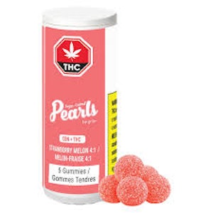 Pearls by grn - Pearls by grn - CBN:THC Strawberry Melon 4:1 - 5 Pack