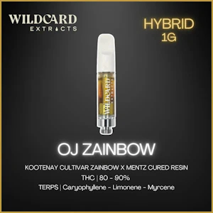 KOOTENAY CULTIVAR - OJ ZAINBOW CURED RESIN CARTRIDGE (LTO)