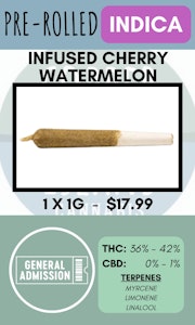 General Admission - GA - 1PK CHERRY WATERMELON INFUSED PR