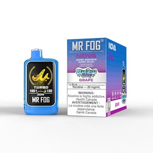 Mr Fog - Mr Fog Nova Blue Razz Steezy Grape 36K