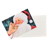 Smokin' Santa Greeting Card w/ Envelope