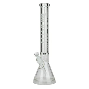 Castle Glass - Castle Glass - 18" Circuits Sandblasted Beaker Bong