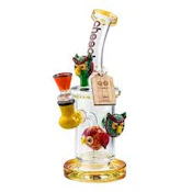 10" Cheech Owl Bong-Green