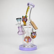 10" Cheech Owl Bong-Purple