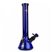GEAR PREMIUM | 15" 7mm Thick Sidekick Beaker Tube Bong - Blue-Blue