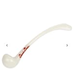 Glass Chongdolf Hand Pipe-WHITE 9"