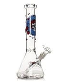 Grateful Dead Bertha Beaker Base Water Pipe-13" Tall 7mm Thick
