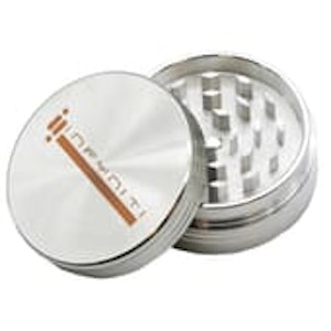 Infyniti - Infyniti 2.2" 2-Piece Zinc Grinder-Silver