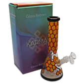 Karma | Glass Bong 10" Hex Hive Beaker-each