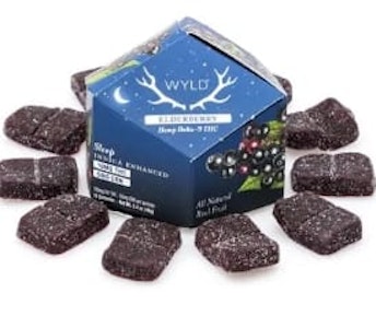 WYLD - REAL FRUIT ELDERBERRY | Wyld THC:CBN 10 Pk Gummies | Rest