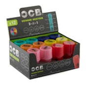 OCB 40mm 2in1 Grinder / Stash 6 Colors-Each