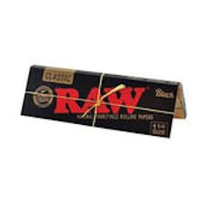Raw - RAW BLACK PAPERS 1 1/4-each