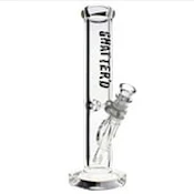 Shatter'd | 12" Thick Straight Bong-Assorted Colours