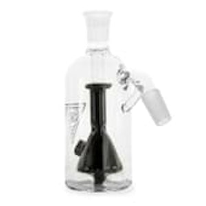 Red Eye Glass - Red Eye Glass | 14mm 45 Degree "Bong in a Bottle" Ash Catcher-Black