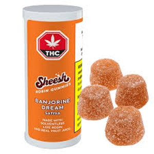 Sheeesh! - Banjorine Dream Sativa Live Rosin Gummies 4pk
