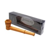 Wooden Pipe Light Teak-each