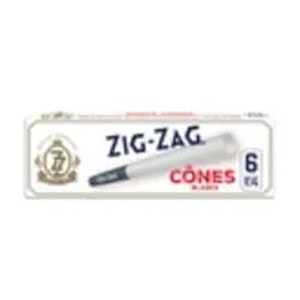 Zig Zag - Zig Zag - Pre Rolled Cones White 1 1/4"-each