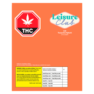 Leisure Club - Tangerine splash Live Rosin VIP 10mg