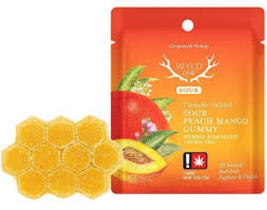 Wyld - Sour Peach Mango 3:1 CBG:THC 10pk