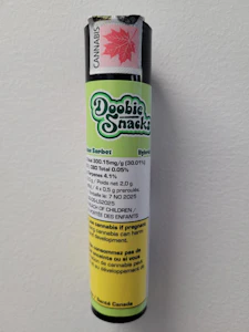 Budnked Enterprises Inc - Doobie Snacks Lime Sorbet 4x0.5g Pre-Rolls
