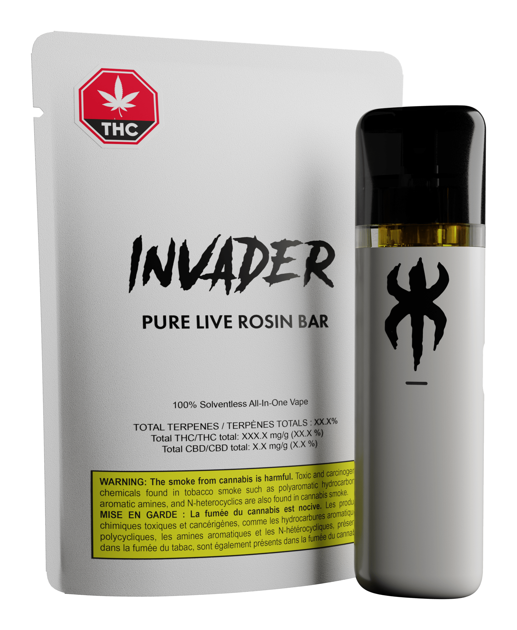 CNDY Fumez Live Rosin Disposable Vape | 0.5g | INVADER