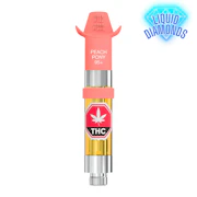 Peach Pony Liquid Diamonds Vape Cartridge | 0.95g | Wild West