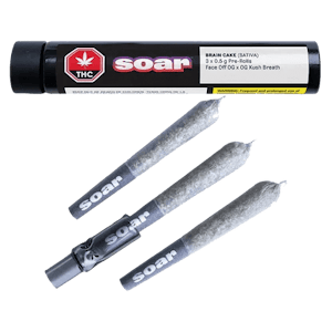 Soar - Soar Brain Cake 3 x 0.5g Pre-Rolls