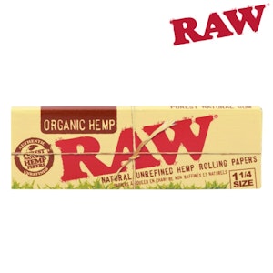 Raw - ORGANIC HEMP  - 1 1/4