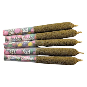 Status  - Bubble Bubble Liquid Diamond Infused Kief Coated Pre-Roll  | 5x0.25g